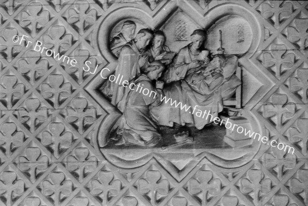 ST COLMAN'S CATHEDRAL DETAIL OF WALL CARVING